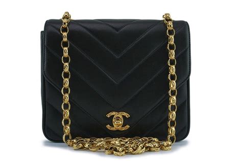 gold chain chanel bag|chanel bag black gold chain.